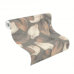 Tapeta Rasch Incanto 659887 duże brązowe liście