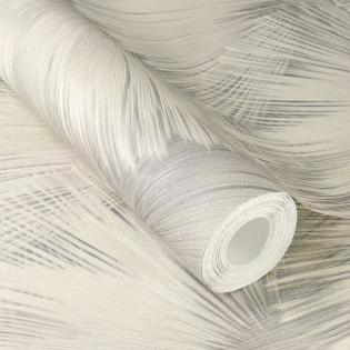 Tapeta Rasch Incanto 659757 duże wachlarze liście beżowe