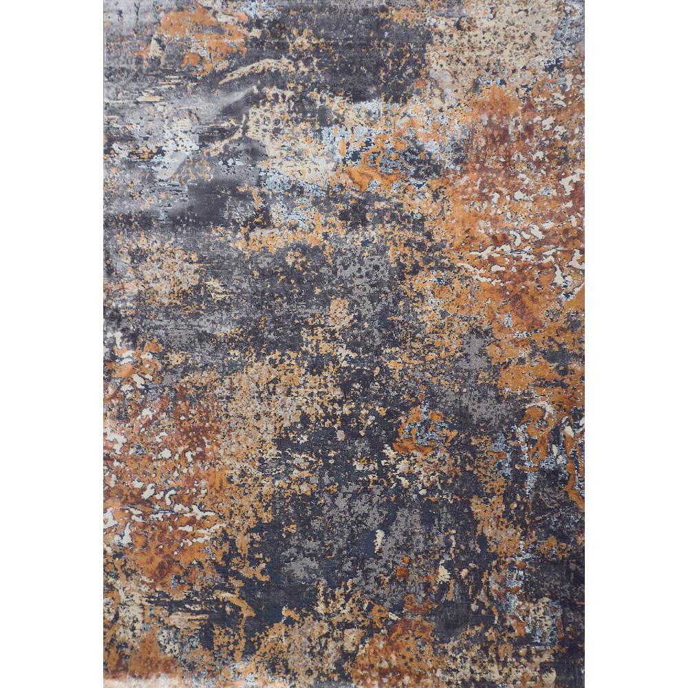 Dywan Ragolle Canyon 52097 3888 nowoczesny pomarańczowy antracytowy