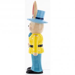 Figurka wielkanocna Królik w kapeluszu 33cm