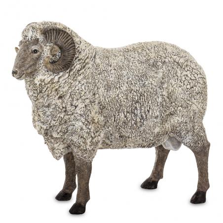 Figurka wielkanocna baranek 29cm naturalny